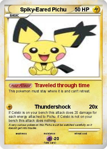 Pokemon Spiky-Eared Pichu