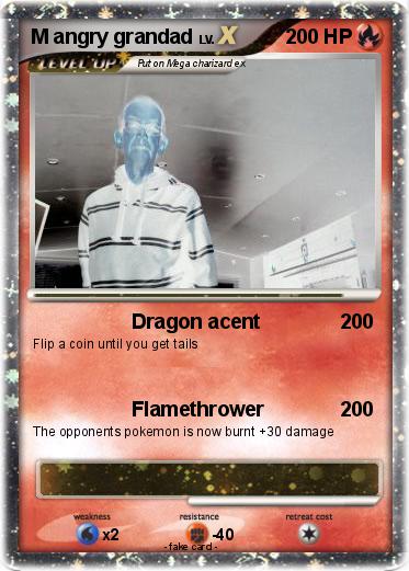 Pokemon M angry grandad