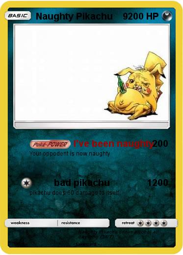 Pokemon Naughty Pikachu    9