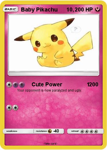 Pokemon Baby Pikachu      10,