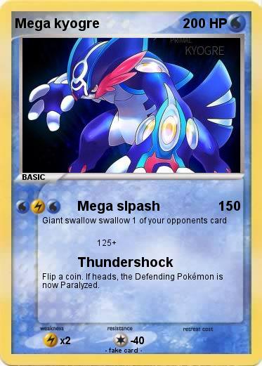 Pokemon Mega kyogre