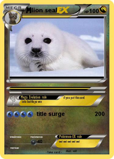 Pokemon lion seal