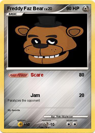 Pokemon Freddy Faz Bear