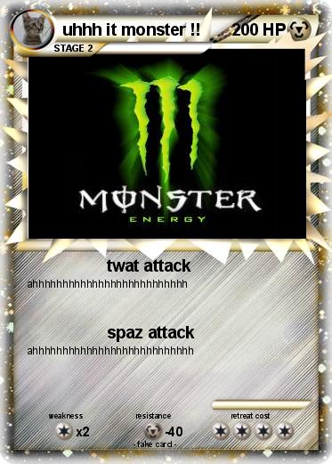 Pokemon uhhh it monster !!