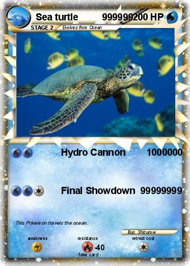 Pokemon Sea turtle         999999