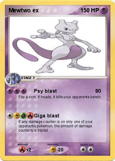 Pokemon Mewtwo ex