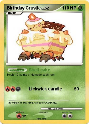 Pokemon Birthday Crustle