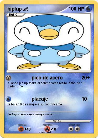 Pokemon piplup
