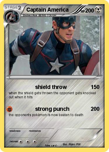 Pokemon Captain America