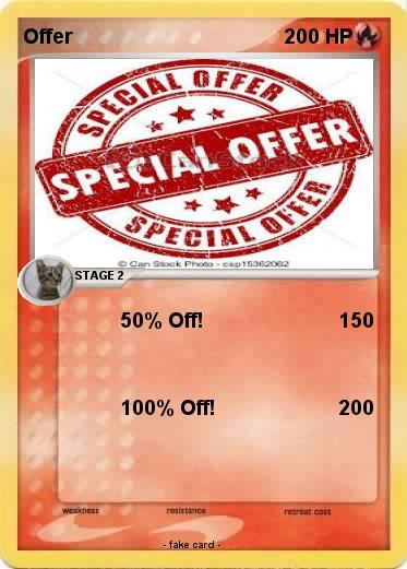 Pokemon Offer