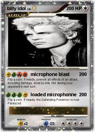 Pokemon billy idol