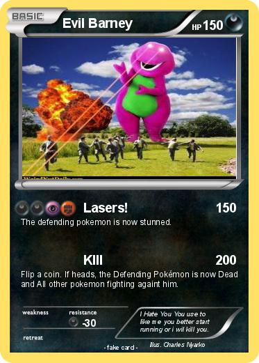 Pokemon Evil Barney