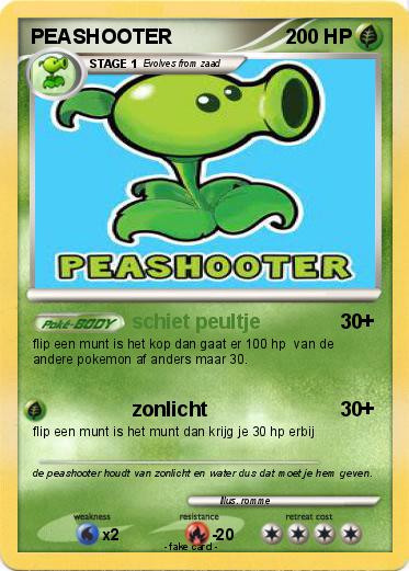 Pokemon PEASHOOTER
