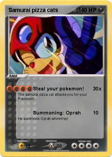 Pokemon Samurai pizza cats