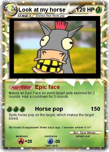 Pokemon Look at my horse