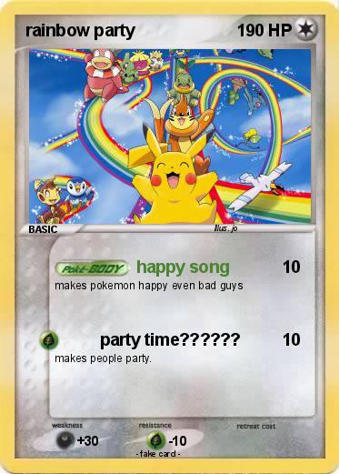 Pokemon rainbow party