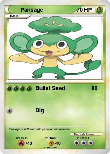Pokemon Pansage