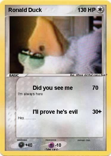 Pokemon Ronald Duck