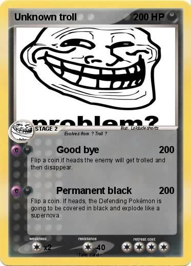 Pokemon Unknown troll