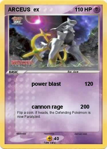 Pokemon ARCEUS  ex