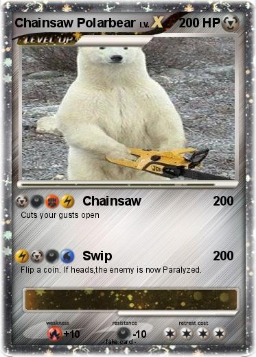 Pokemon Chainsaw Polarbear