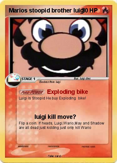 Pokemon Marios stoopid brother luigi