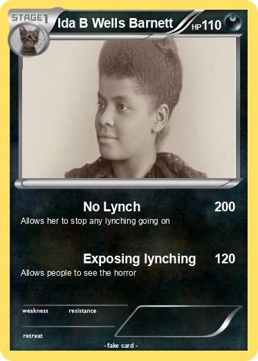 Pokemon Ida B Wells Barnett