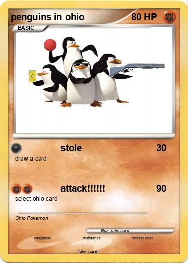 Pokemon penguins in ohio