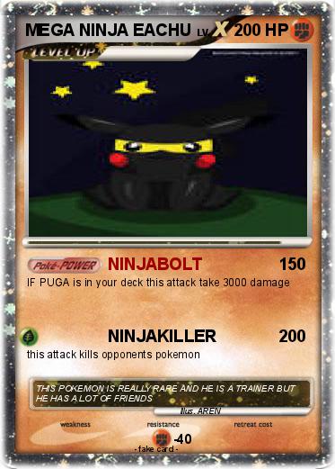 Pokemon MEGA NINJA EACHU