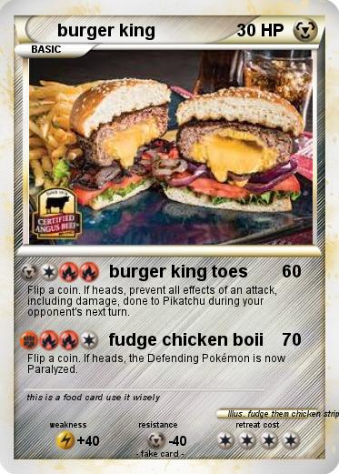 Pokemon burger king