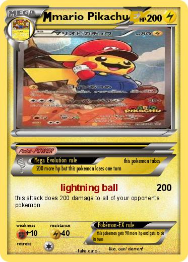Pokemon mario Pikachu