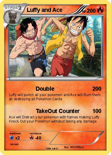 Pokemon Luffy and Ace