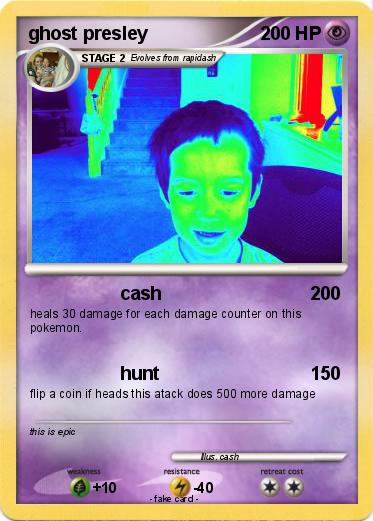 Pokemon ghost presley