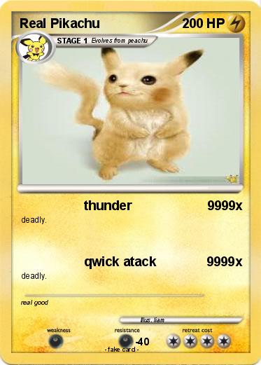 Pokemon Real Pikachu
