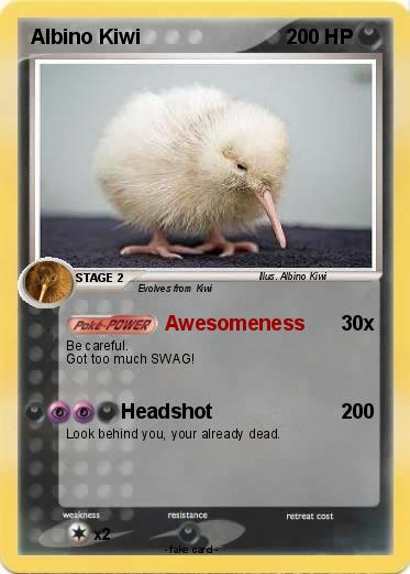 Pokemon Albino Kiwi