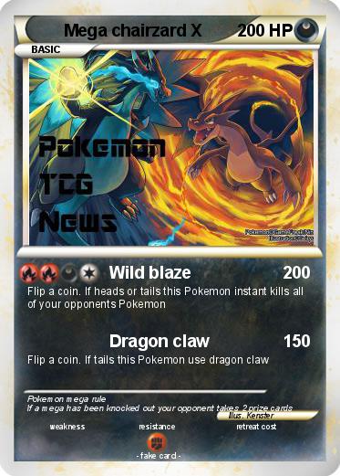 Pokemon Mega chairzard X