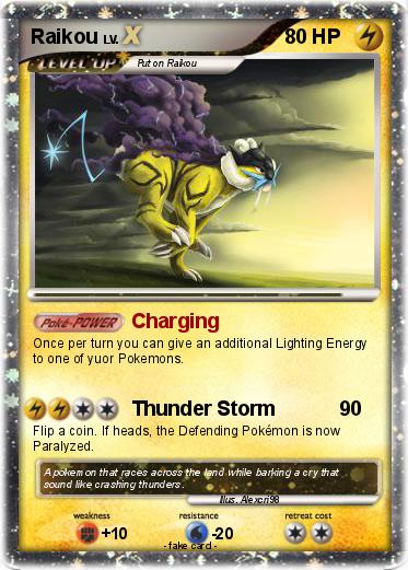 Pokemon Raikou