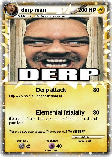 Pokemon derp man
