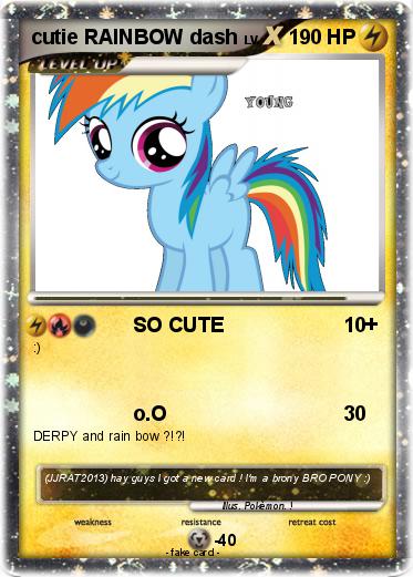 Pokemon cutie RAINBOW dash