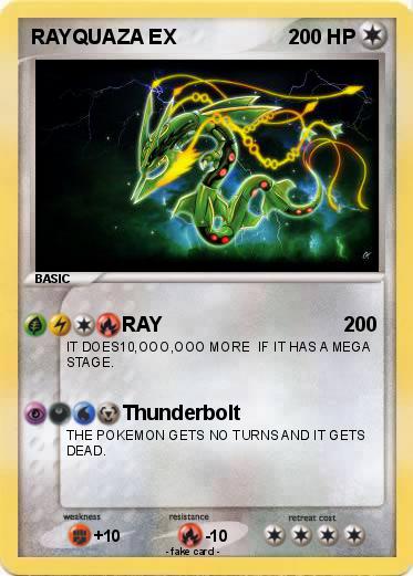 Pokemon RAYQUAZA EX