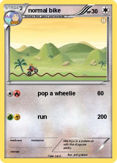 Pokemon normal bike