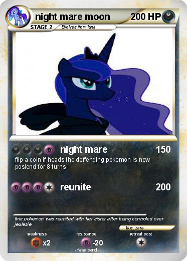 Pokemon night mare moon