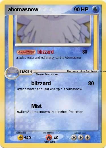 Pokemon abomasnow