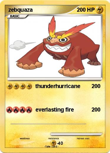 Pokemon zebquaza