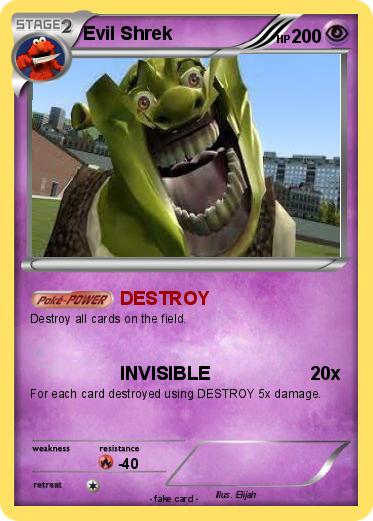 Pokemon Evil Shrek