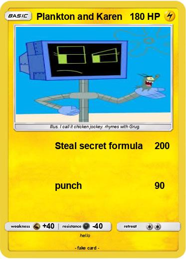 Pokemon Plankton and Karen