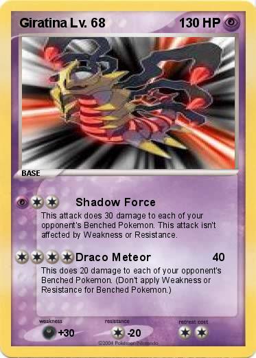 Pokemon Giratina Lv. 68