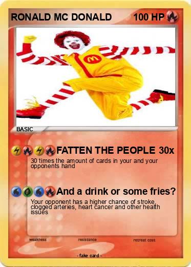 Pokemon RONALD MC DONALD