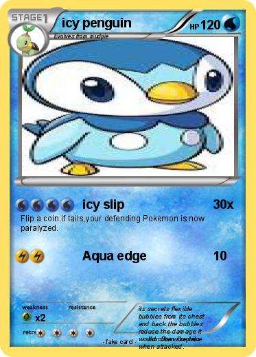 Pokemon icy penguin