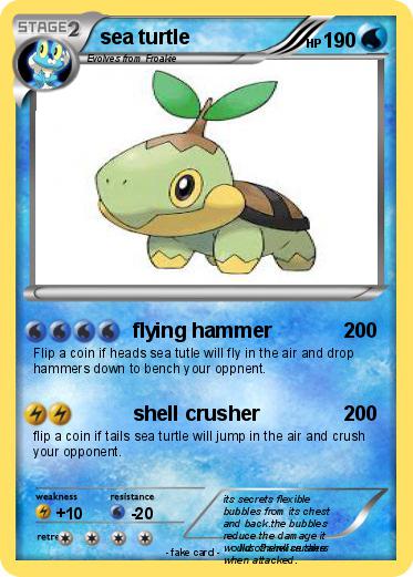 Pokemon sea turtle